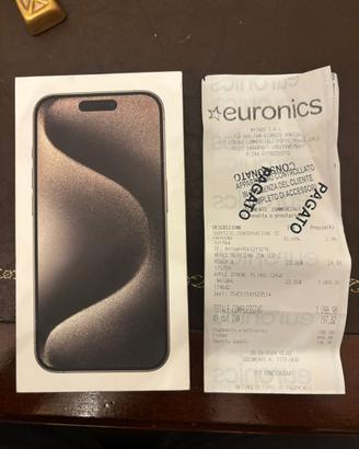 iPhone 15 Pro Natural Titanium 128GB + Apple Care