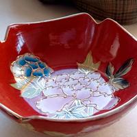 Ciotola Decorativa Vintage in Ceramica Rossa