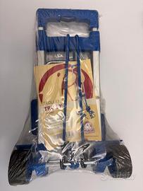 Carrello Trolley pieghevole porta bagagli e zaino