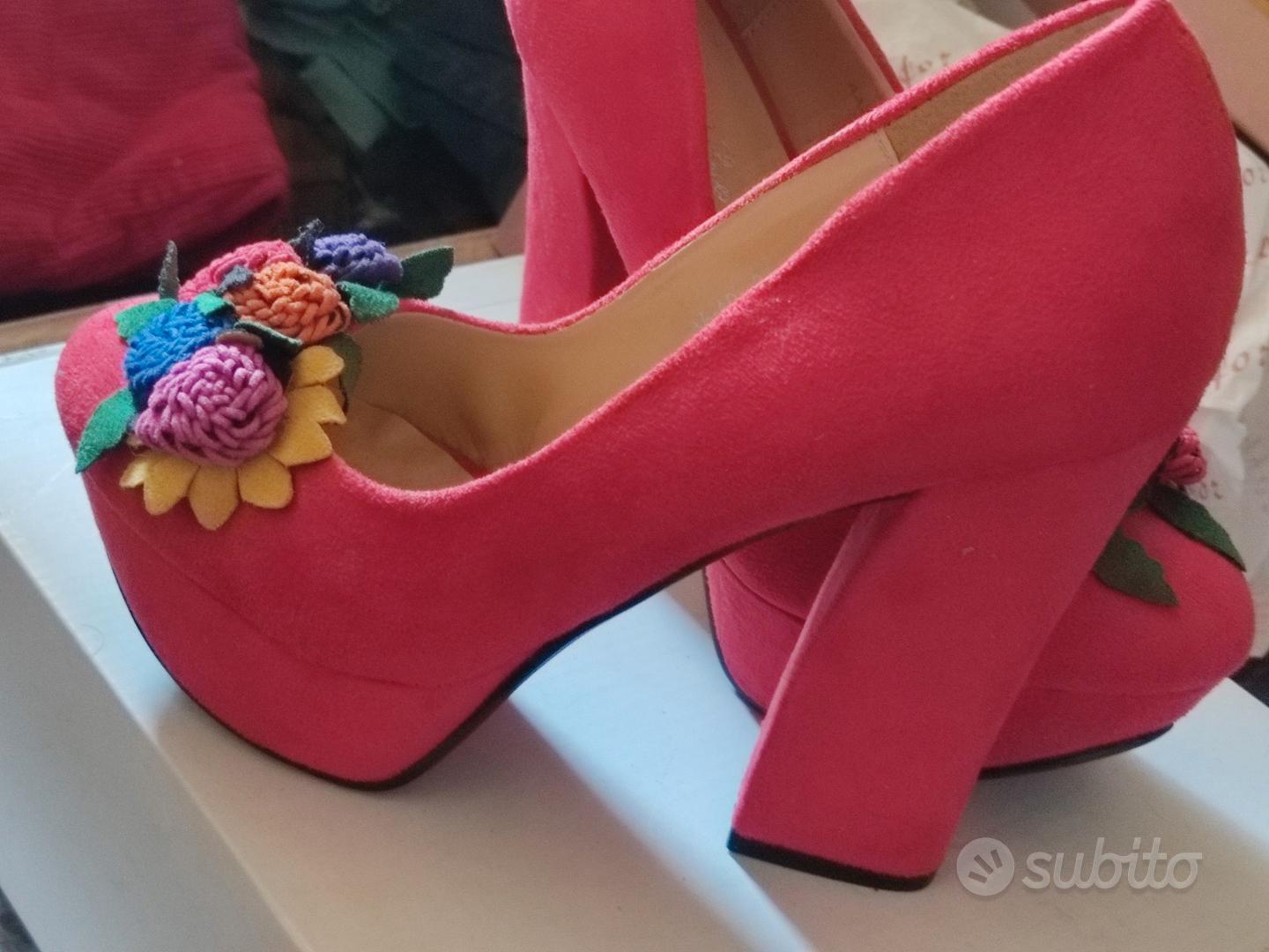 Scarpe rosse tacco clearance aperte