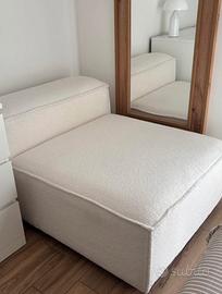 Poltrona Beliani tessuto Bouclè