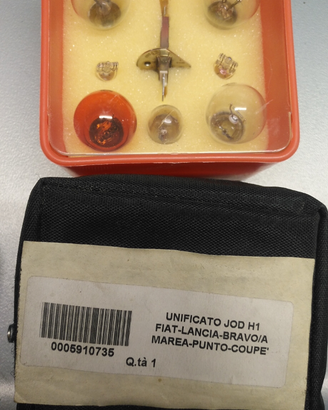 Lampadine ricambio varie per auto