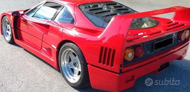 Ferrari F40 KM 19980- CERTIFIED LUGLIO-TAGLIANDO E