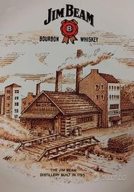 VECCHIO PIATTO JIM BEAM BOURBON WHISKEY VINTAGE