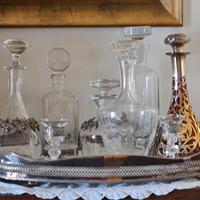bottiglie in cristallo