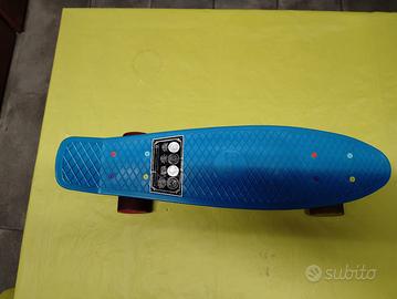 Skateboard Penny Board blue e acid