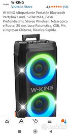 Cassa Bluetooth W King