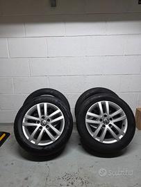 cerchi con gomme estive Golf 6 205/55 R16