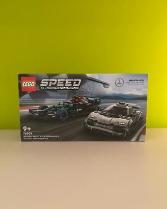 Lego AMG Petronas F1 Team + Toyota GR Supra