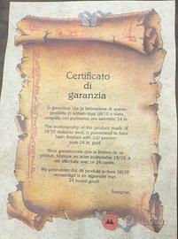Servizio di posate Inoxpran 75 pezzi - Nuovo