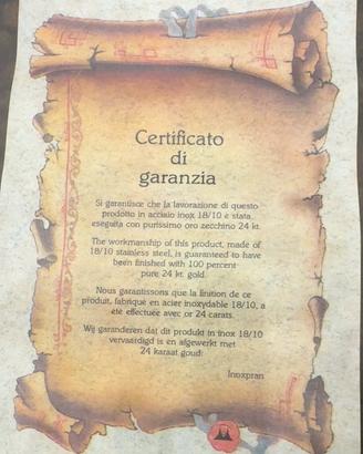 Servizio di posate Inoxpran 75 pezzi - Nuovo
