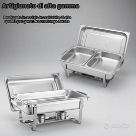 Set Buffet da 8 Quarti, Acciaio Inossidabile