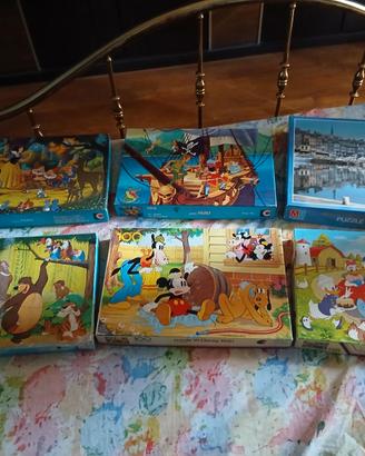Puzzle disney e clementoni anni 80