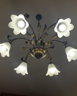 Illuminazione in ottone brunito classica-perfetta