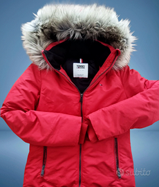 Piumino Hilfiger Jeans Essential Down Jacket rosso