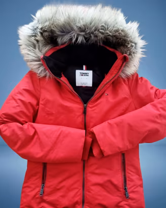 Piumino Hilfiger Jeans Essential Down Jacket rosso