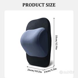 Cuscino Poggiatesta Auto e sedie gaming regolabile