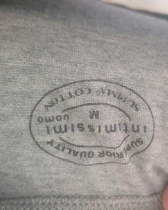 T-shirt Intimissimi Uomo grigio chiaro mélange - M