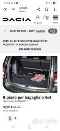 ripiano bagagliaio dacia duster 