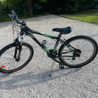 Bicicletta MTB HORNET nera 26” - cambio shimano