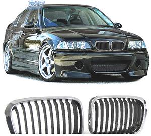 GRIGLIE BMW E46 SEDAN TOURING 98-01 LOOK M NERO CR