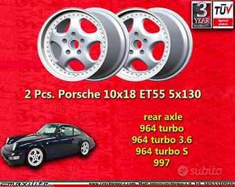 2 pz. cerchi Porsche Cup 9x17 ET47 944 1987- 944S