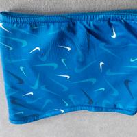Scaldacollo Nike double face blu e bianco