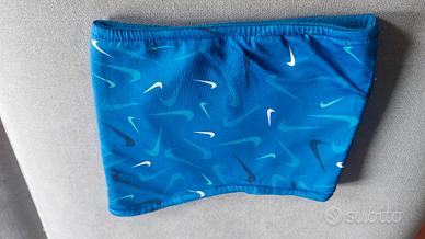 Scaldacollo Nike double face blu e bianco