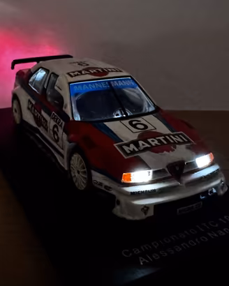 1/43 rally alfa 155 V6 TI con luci
