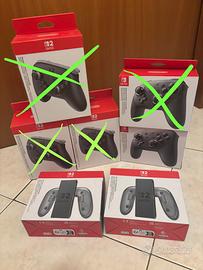 Controller nintendo scatole chiuse,prezzo trattabi