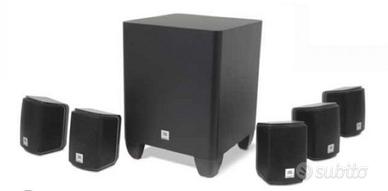 JBL 5 casse piu sub attivo cinema 5.1 