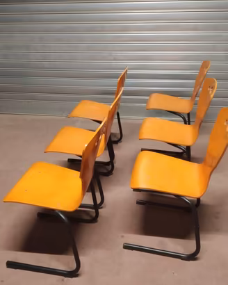 SET DI 6 SEDIE ANNI 80