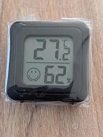 Termometro digitale igrometro mini nero