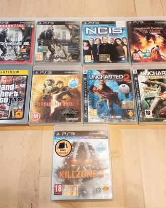 Lotto 9 giochi PlayStation 3