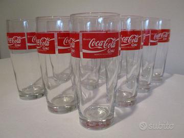 12 bicchieri di vetro originali Coca-Cola da 500ml