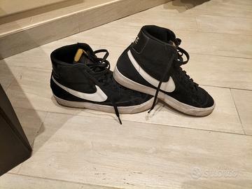 Nike blazer nere e bianche sales