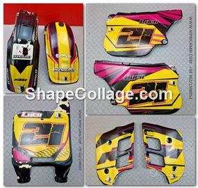 KIT PLASTICHE KTM MX 250 1990 1991 GS 250 1992