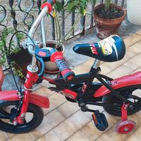 Bici bambino con rotelle da 12 pollici Cars