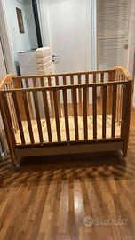 culla neonato con materassino e piumone