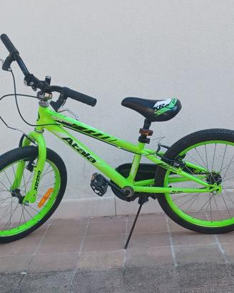 Bicicletta Atala per bambini 20" colore verde fluo