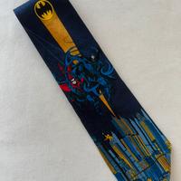 Cravatta seta Batman Robin Tie Rack Nos Tag gadget