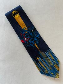 Cravatta seta Batman Robin Tie Rack Nos Tag gadget