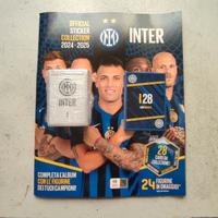 ALBUM INTER 2024/2025 COMPLETO  DI FIGURINE E CARD