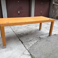 Tavolo da ufficio in legno massello 200x80