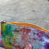Nuova Trousse Arcobaleno in pelle effetto pitone