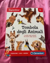 Gioco tombola degli animali
