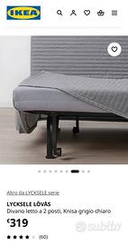Divano letto 2 posti Ikea
