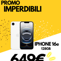 IPHONE 16e 128GB NUOVO