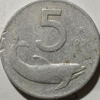 5 lire 1951