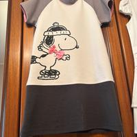 vestito bimba snoopy